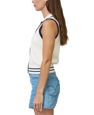 Women's Allie Sleeveless Collared Zip Up