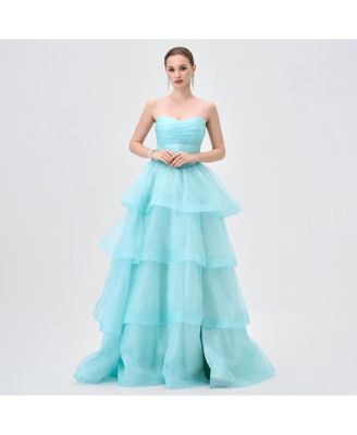 Women's Tiff Strapless Tiered Ball Gown