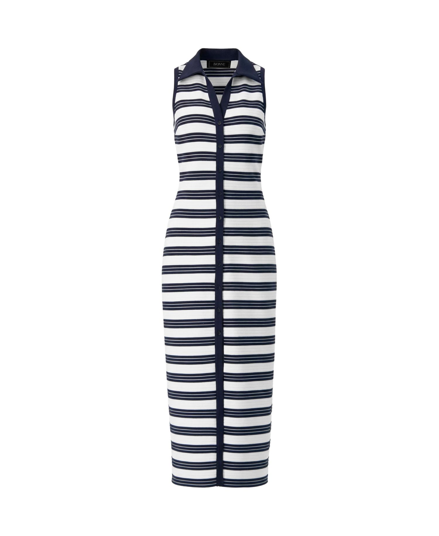 Women's Sleeveless Striped long Dress