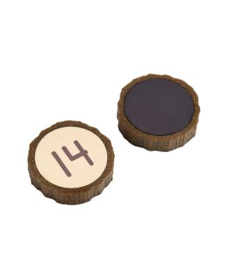 Magnetic Wood Cookie Counters - 21 Pieces