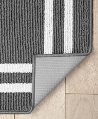 Double Border Runner Rug, 26" x 45"