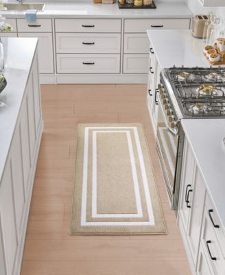 Double Border Runner Rug, 22" x 5''