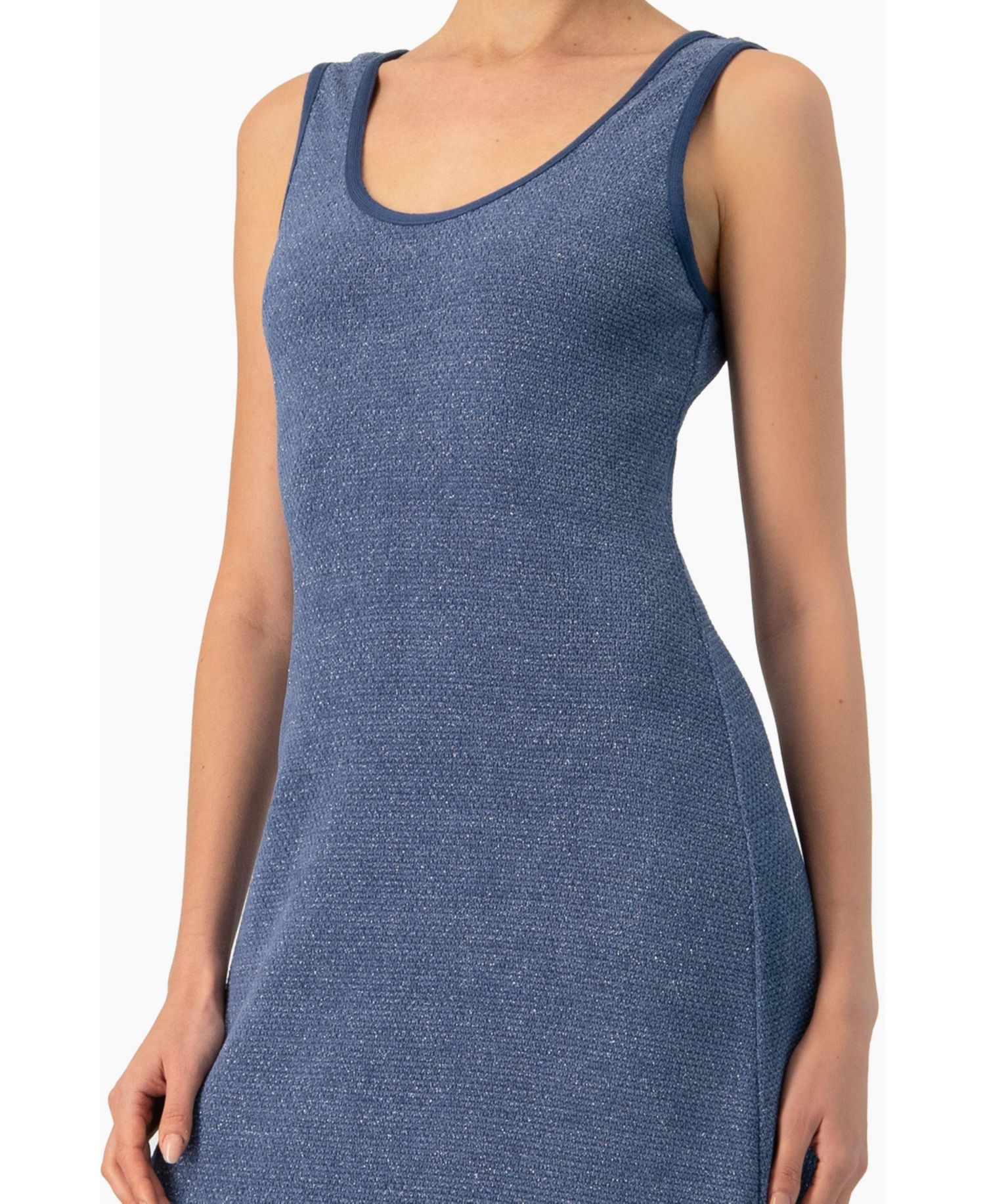 Women's Scoop Neck Long Dress