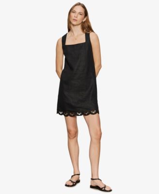 Women's Sleeveless Cutout Details Short Dress