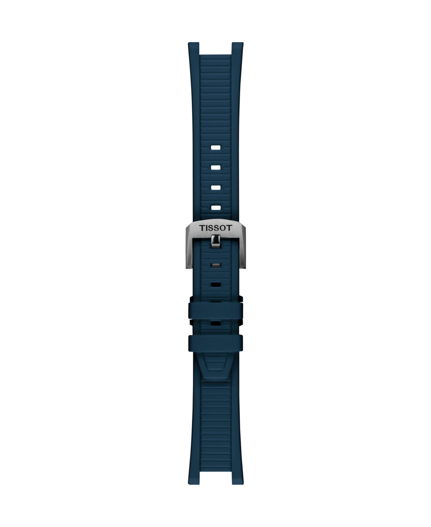 Unisex Quartz Chronograph Blue Dial Rubber Strap Watch, 38mm
