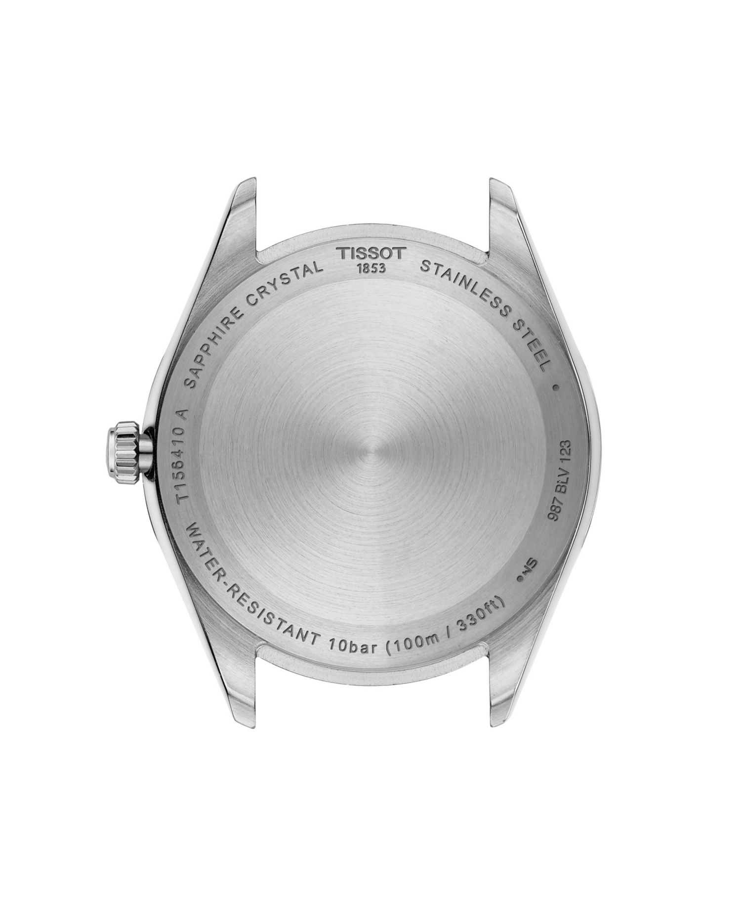 Men's Ice Blue Dial Silver Tone Stainless Steel Watch, 40mm