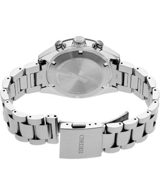 Men's Silver Stainless Steel Bracelet Watch, 39mm