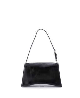 Small Hourglass Sling Shoulder Bag Leather