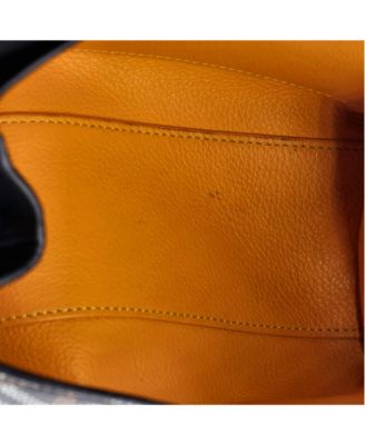 Mini Saigon Top Handle Bag Coated Canvas with Leather