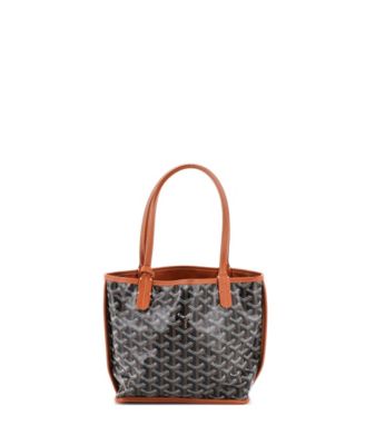 Mini Anjou Reversible Tote Coated Canvas