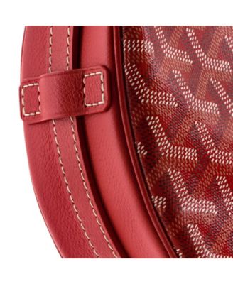 Hirondelle Shoulder Bag Coated Canvas and Leather