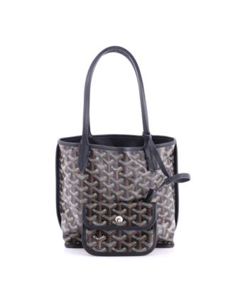 Mini Anjou Reversible Tote Coated Canvas