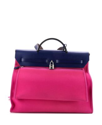 39 Herbag Zip Leather and Toile