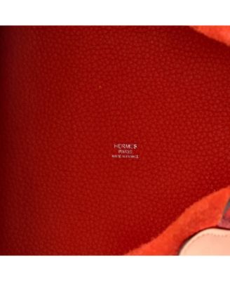 MM Bicolor Picotin Lock Bag Clemence with Swift