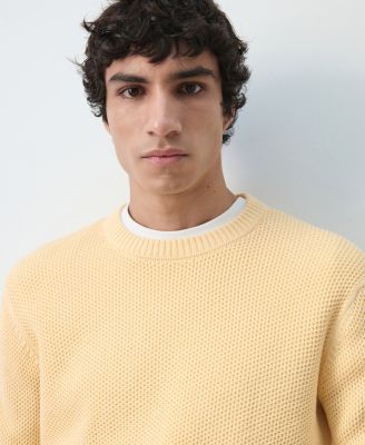 Men's Medium-Knit Microstructure Sweater