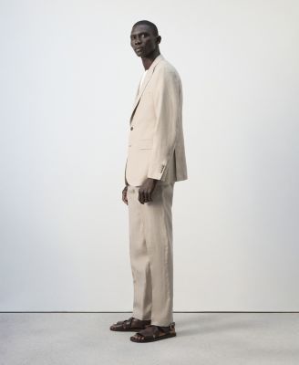 Men's Amalfi Linen Slim-Fit Suit Blazer