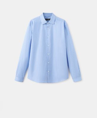 Men's Slim Fit Non-Iron Striped Shirt