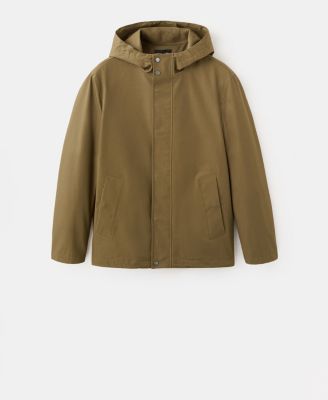Men's Pockets Water-Repellent Parka