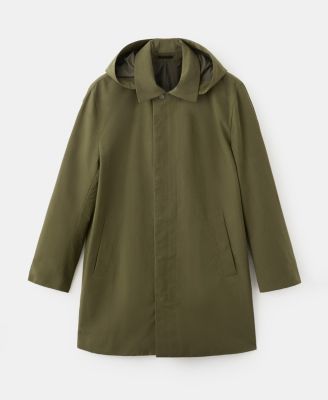 Men's Removable Hood Water-Repellent Parka