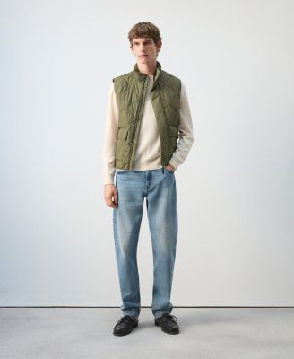 Men's Lightweight Quilted Water-Repellent Quilted Vest