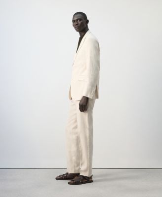 Men's Amalfi Linen Slim-Fit Suit Blazer