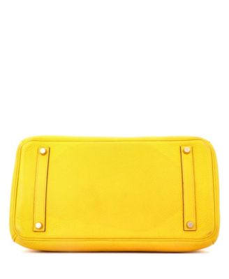 Birkin 35 Handbag Yellow Togo with Gold Hardware