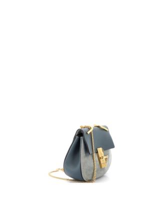 Mini Drew Crossbody Bag Leather and Suede