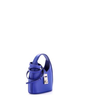 Mini Gancini Buckle Hobo Leather