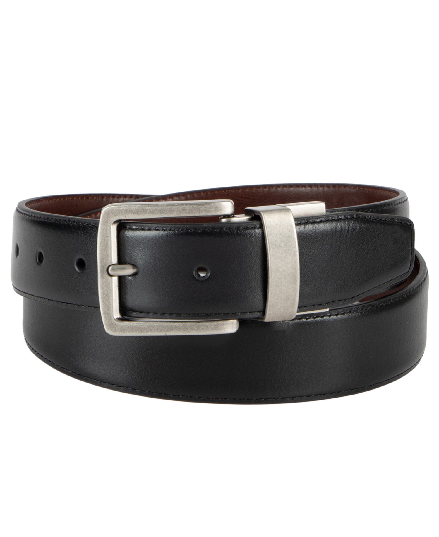 Men's Two-In-One Reversible Dress Belt