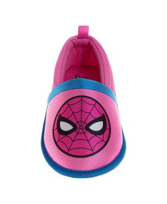 Toddler Spiderman Marvel Kids' Slippers Cozy, Plush, and Fun House Footwear