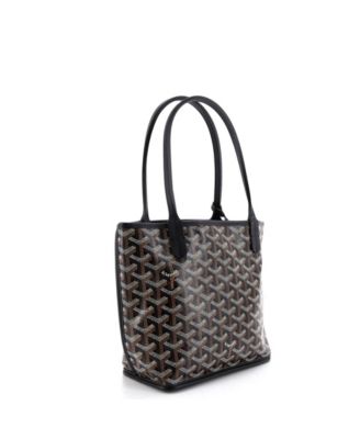 Mini Anjou Reversible Tote Coated Canvas