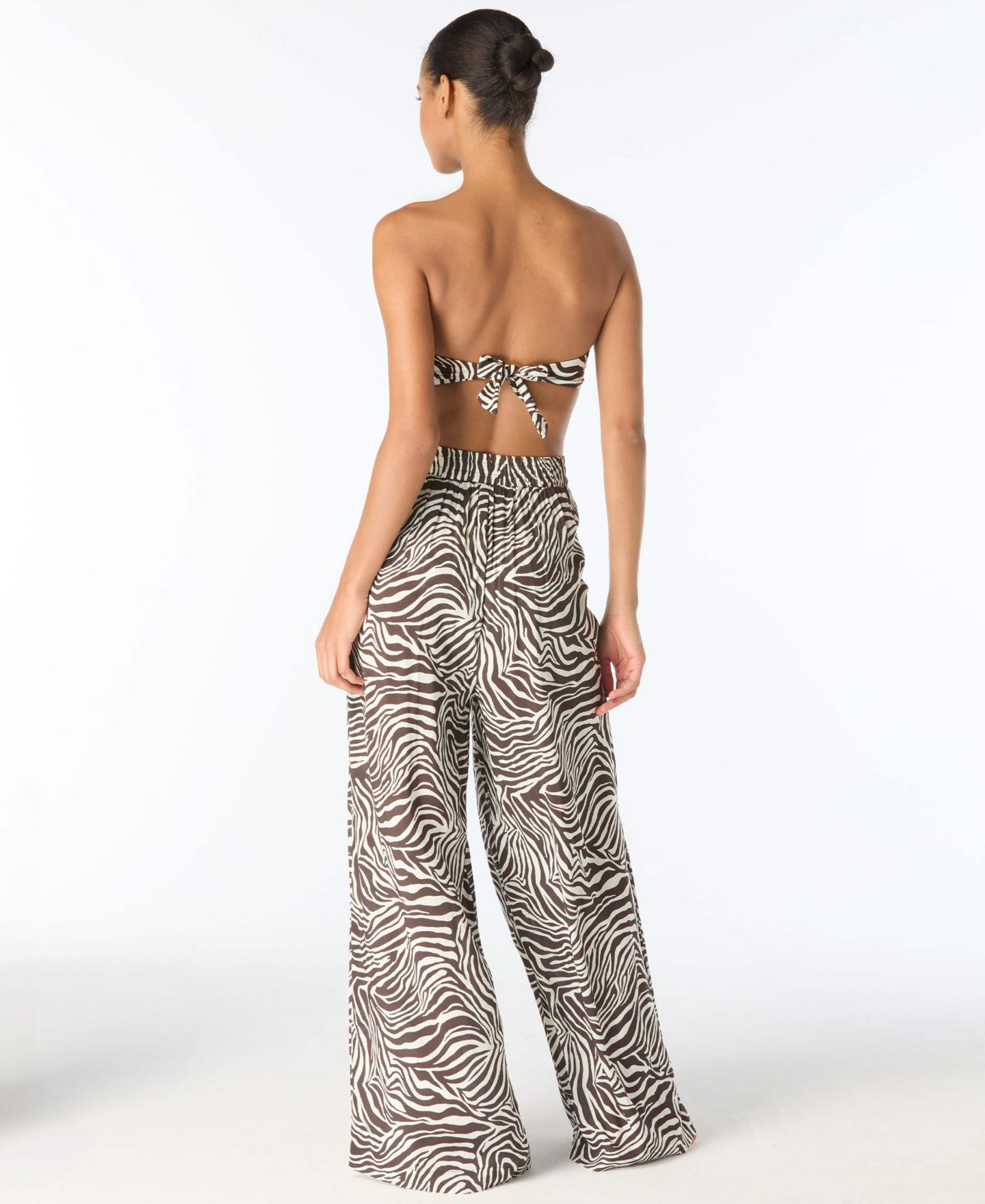 Женские брюки Vince Camuto Printed Cover-Up, цвет: Шоколадный — фото 2