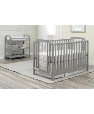 Modern Multi Purpose Changing Table Light  Removable Tray Convertible Bookshelf