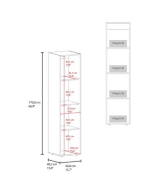 Modern Design Deftones Storage Cabinet with 4 Shelves for Clothes and Accessories