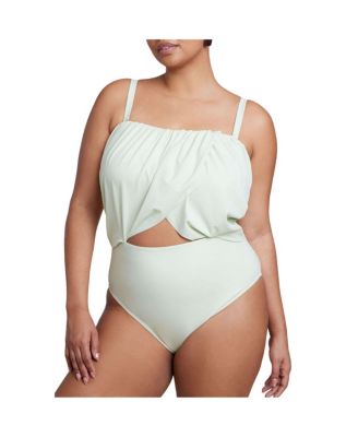 Women's Crossover Strapless One Piece