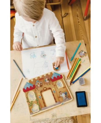 Lion Castle Stamp Game Puzzle