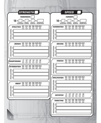 G.I. JOE Roleplaying Game Character Journal