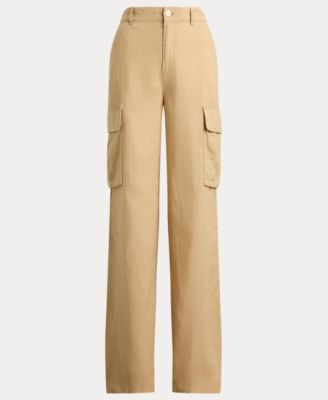 Women's High-Rise Wide-Leg Cargo Pants