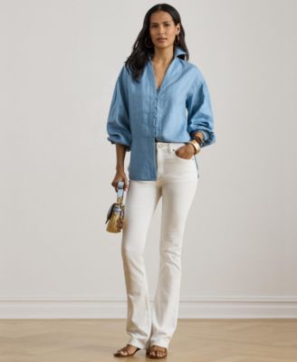 Women's Blouson-Sleeve Shirt