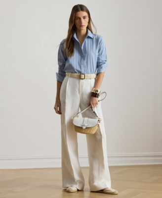 Women's Striped Long-Sleeve Shirt