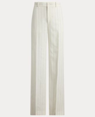 Women's Striped Wide-Leg Pants