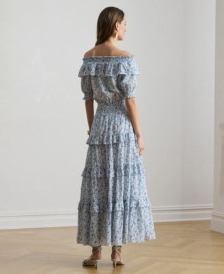 Women's Off-The-Shoulder Midi Dress