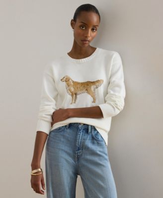 Women's Cotton Dog  Sweater
