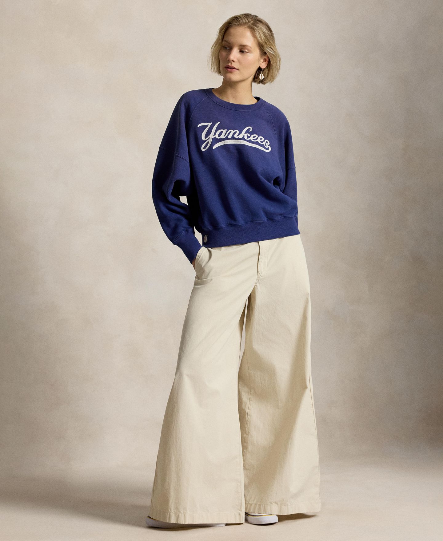 Женская толстовка Polo Ralph Lauren Long-Sleeve Sweatshirt, цвет: Freshwater — фото 2