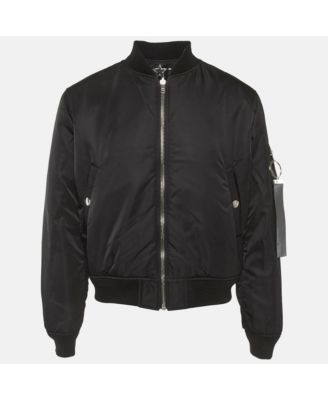 Men's Tattoo Print Reversible Bomber Jacket