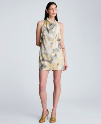 Women's Mock Neck Mini Dress