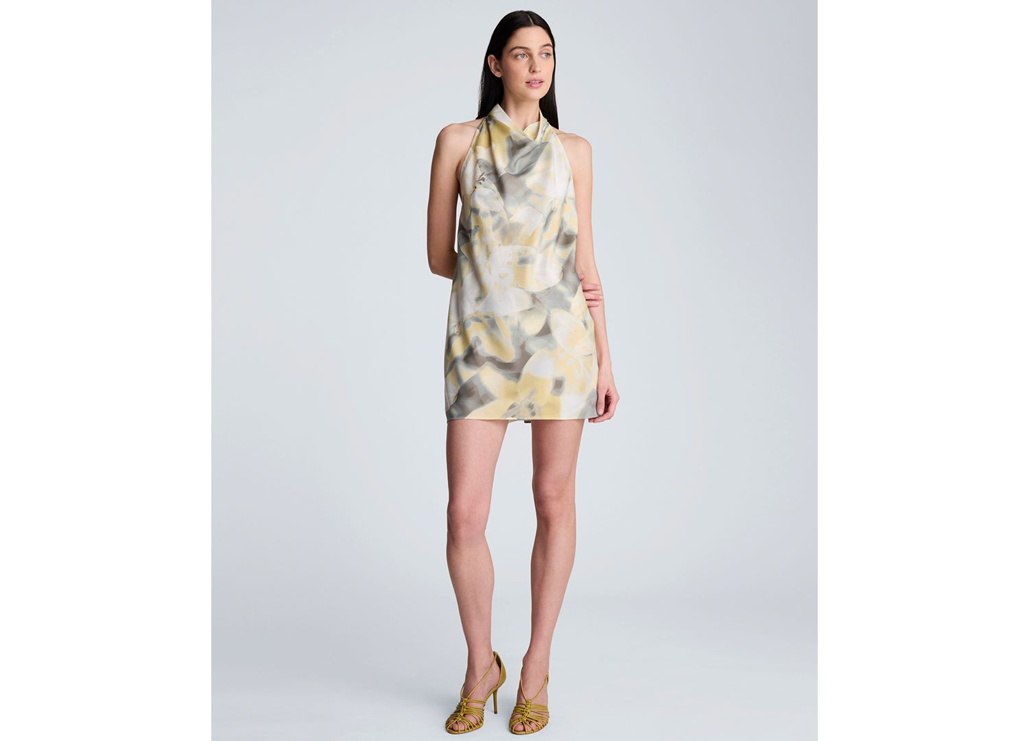 Women's Mock Neck Mini Dress