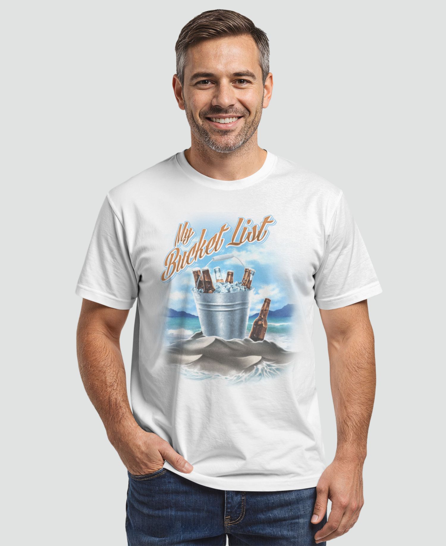 Men's My Bucket List Short-Sleeve Crew T-Shirt