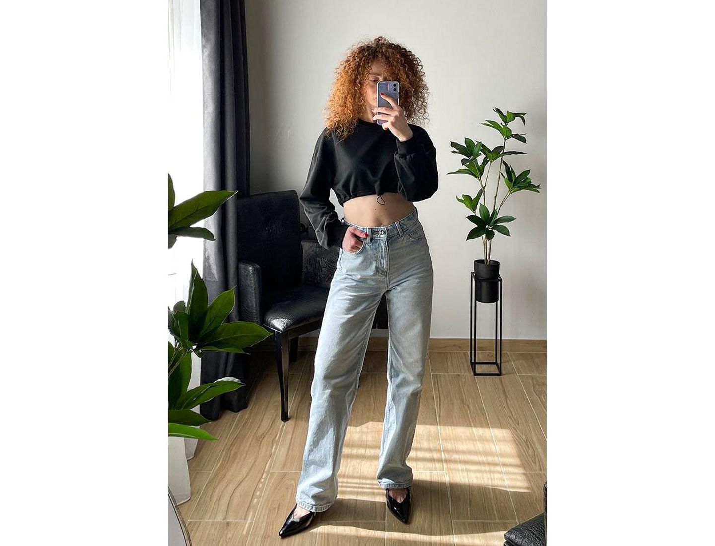 Женские сабо London Rag Shein Star Slim Block Heel Mules, цвет: Чёрная искусственная кожа — фото 4