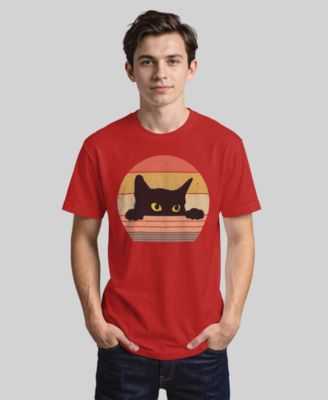 Men's Cat Retro Style Short Sleeve T-Shirt